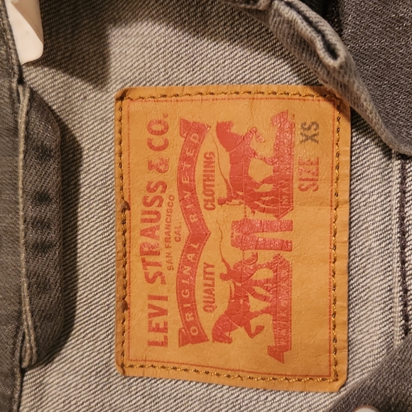 Levis Denim jacket xs grey - Picture 2 of 5
